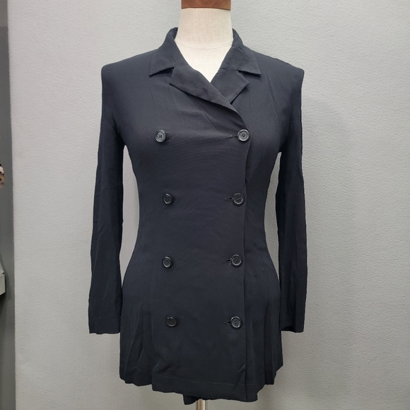 DOLCE & GABBANA VINTAGE SILK BLOUSE, SIZE 26/40 - Picture 3 of 10